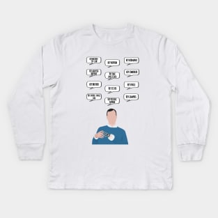 buster bluth "hey" quotes Kids Long Sleeve T-Shirt